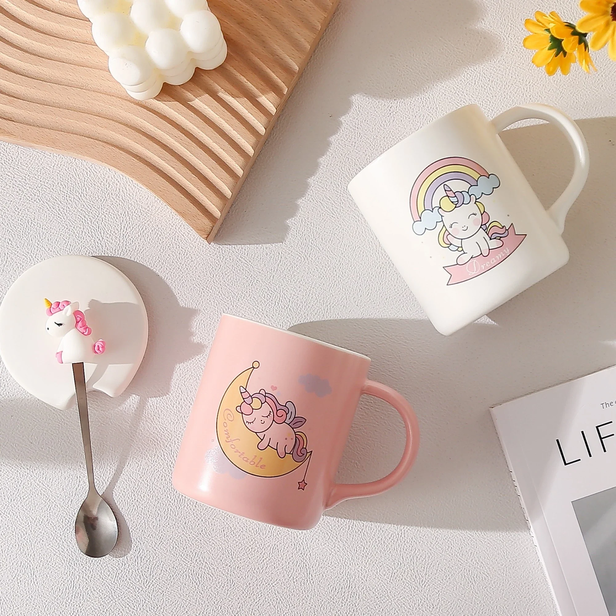 كوب سيرامك بملعقة مجسمه - Image 11