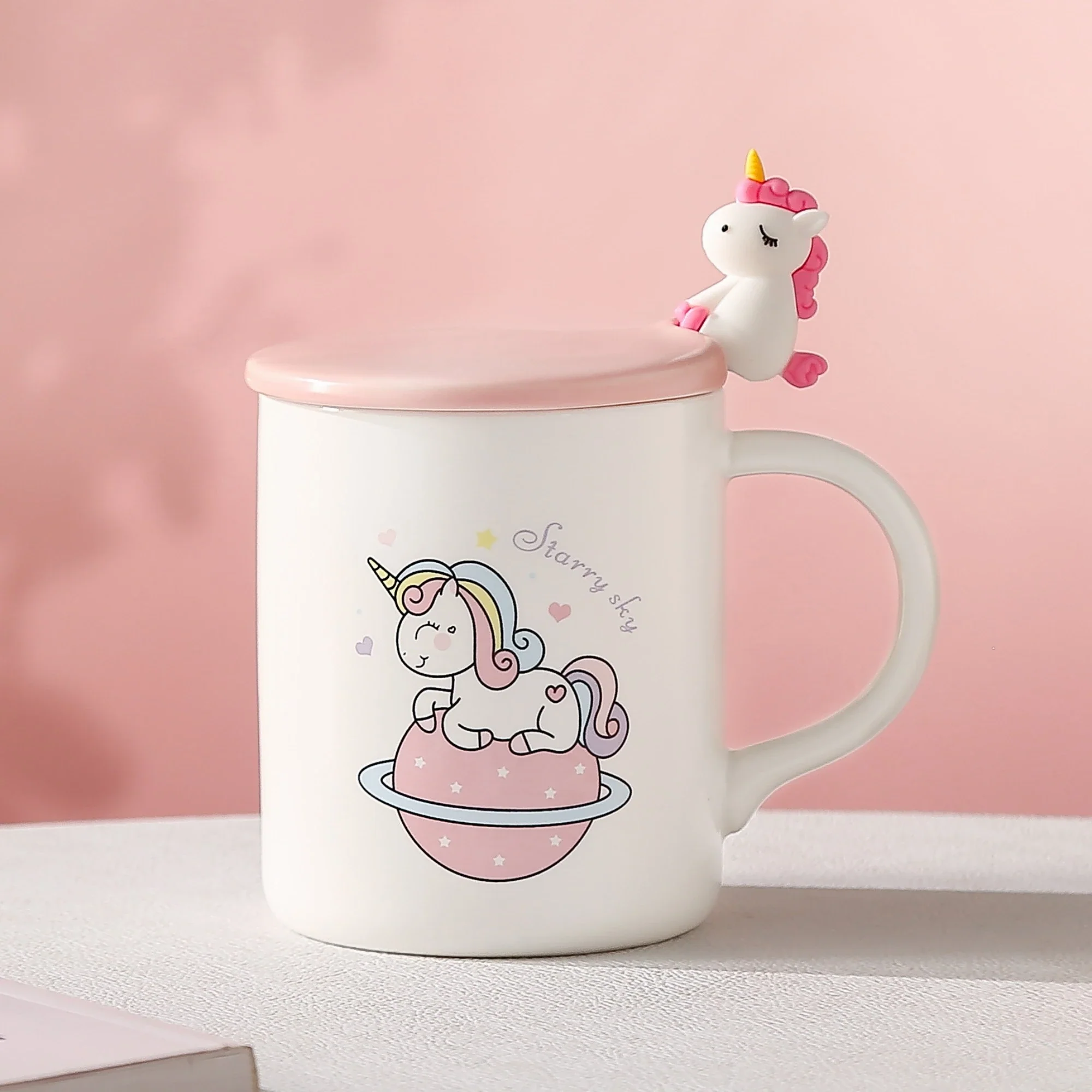 كوب سيرامك بملعقة مجسمه - Image 3