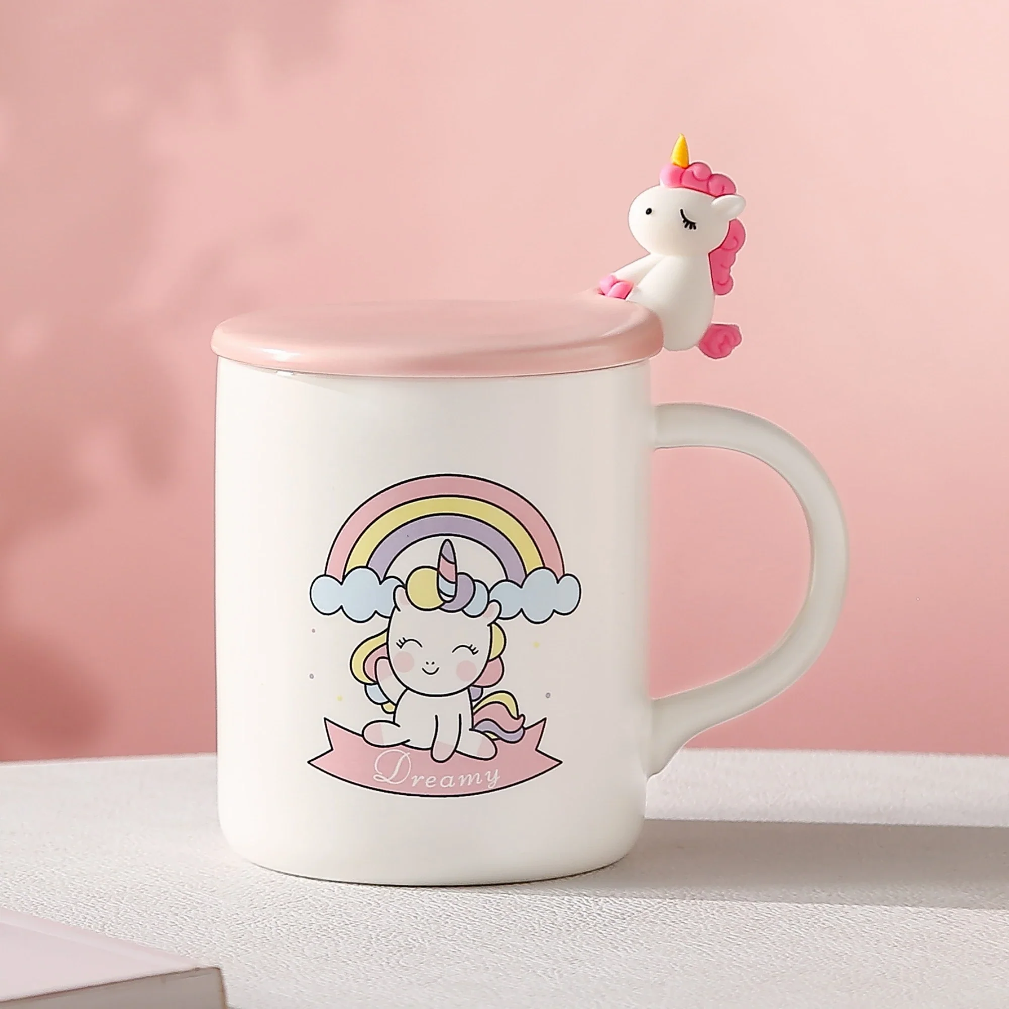 كوب سيرامك بملعقة مجسمه - Image 4