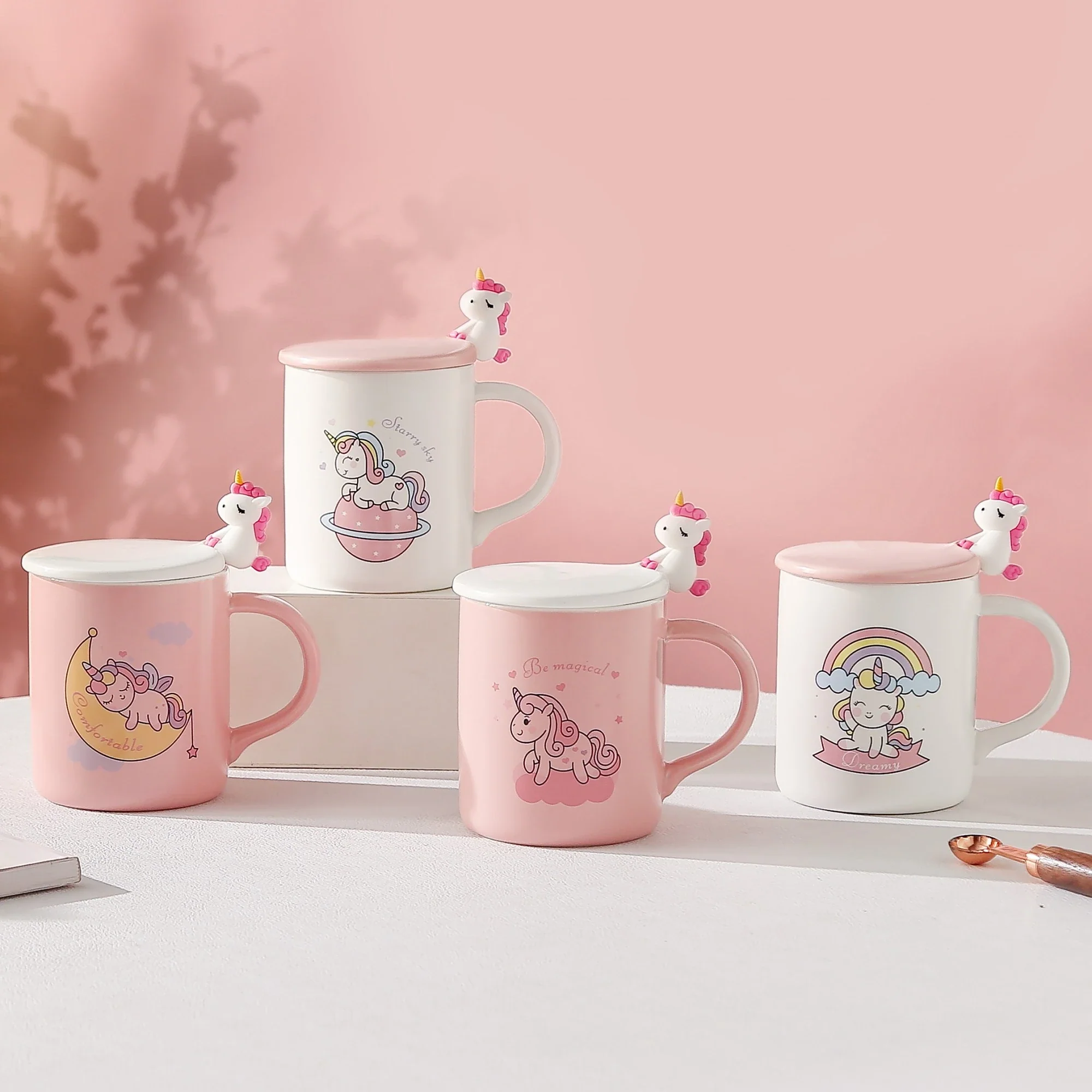 كوب سيرامك بملعقة مجسمه - Image 6