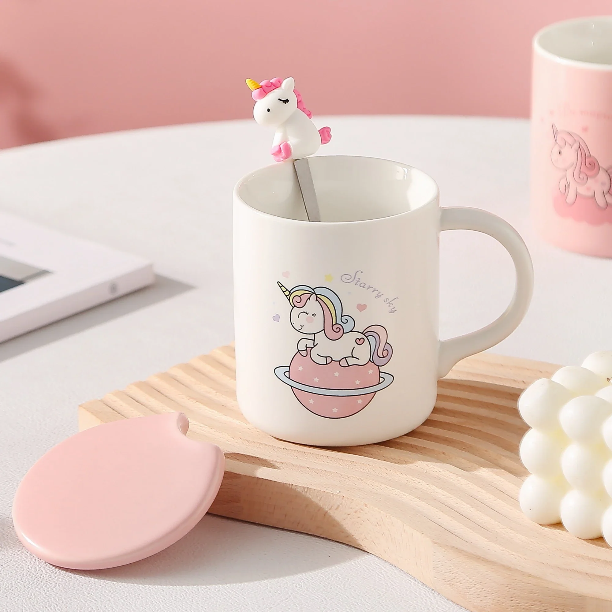 كوب سيرامك بملعقة مجسمه - Image 9