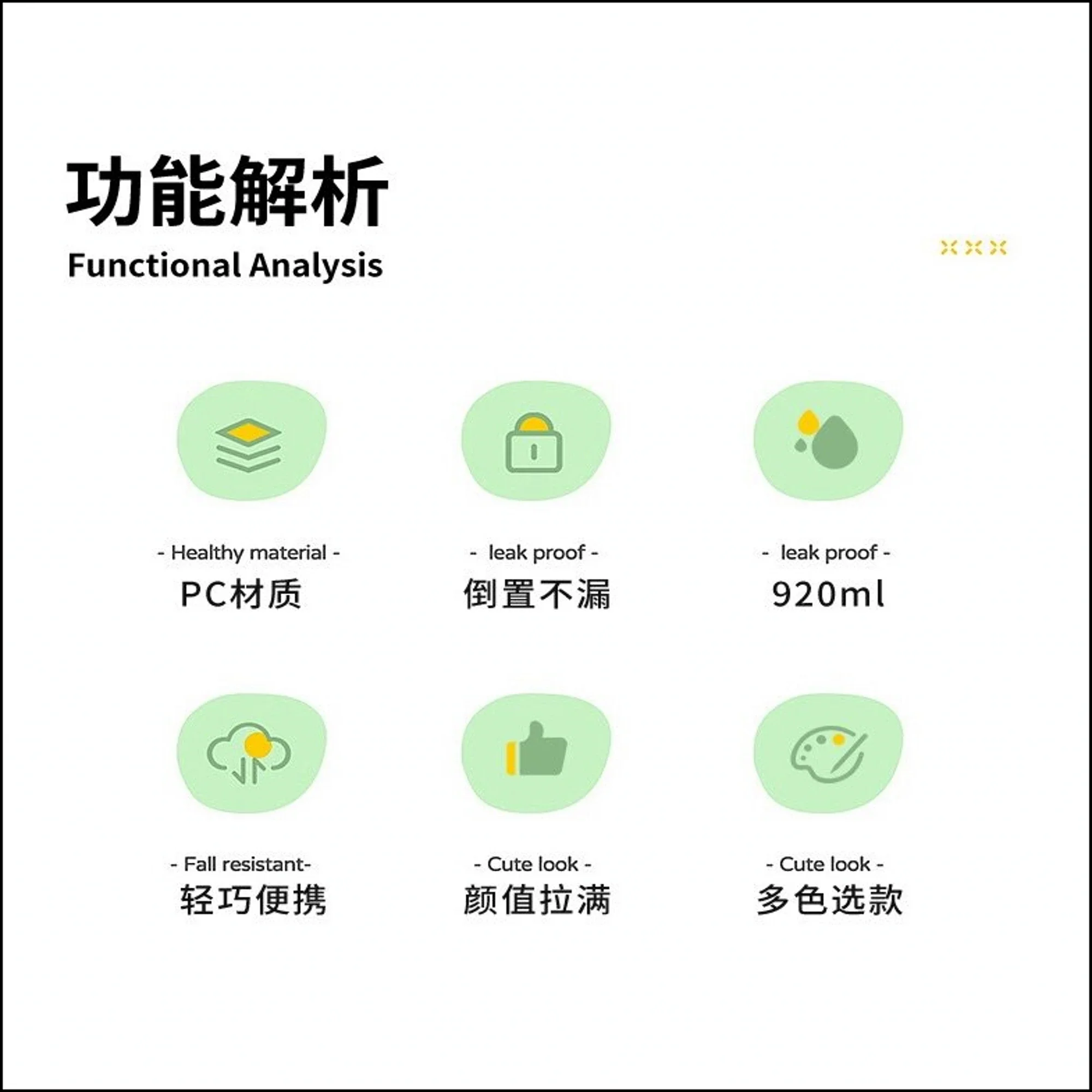 كوب زجاج بماصة 920 مل - Image 9