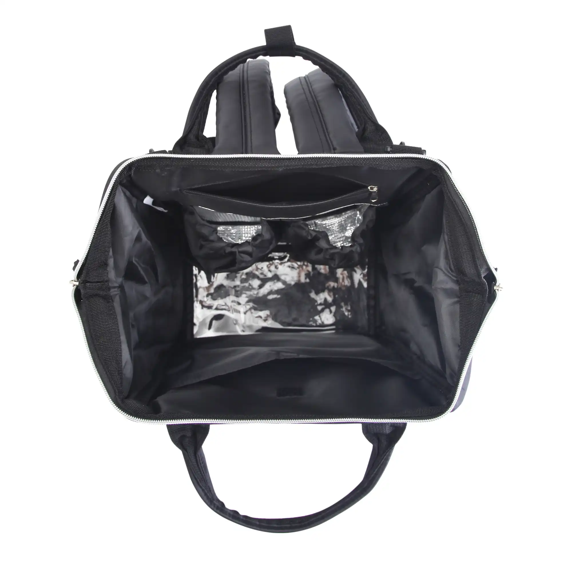 شنطة ظهر متعددة الجيوب لمستلزمات تغيير الحفاضات للامهات - Image 12