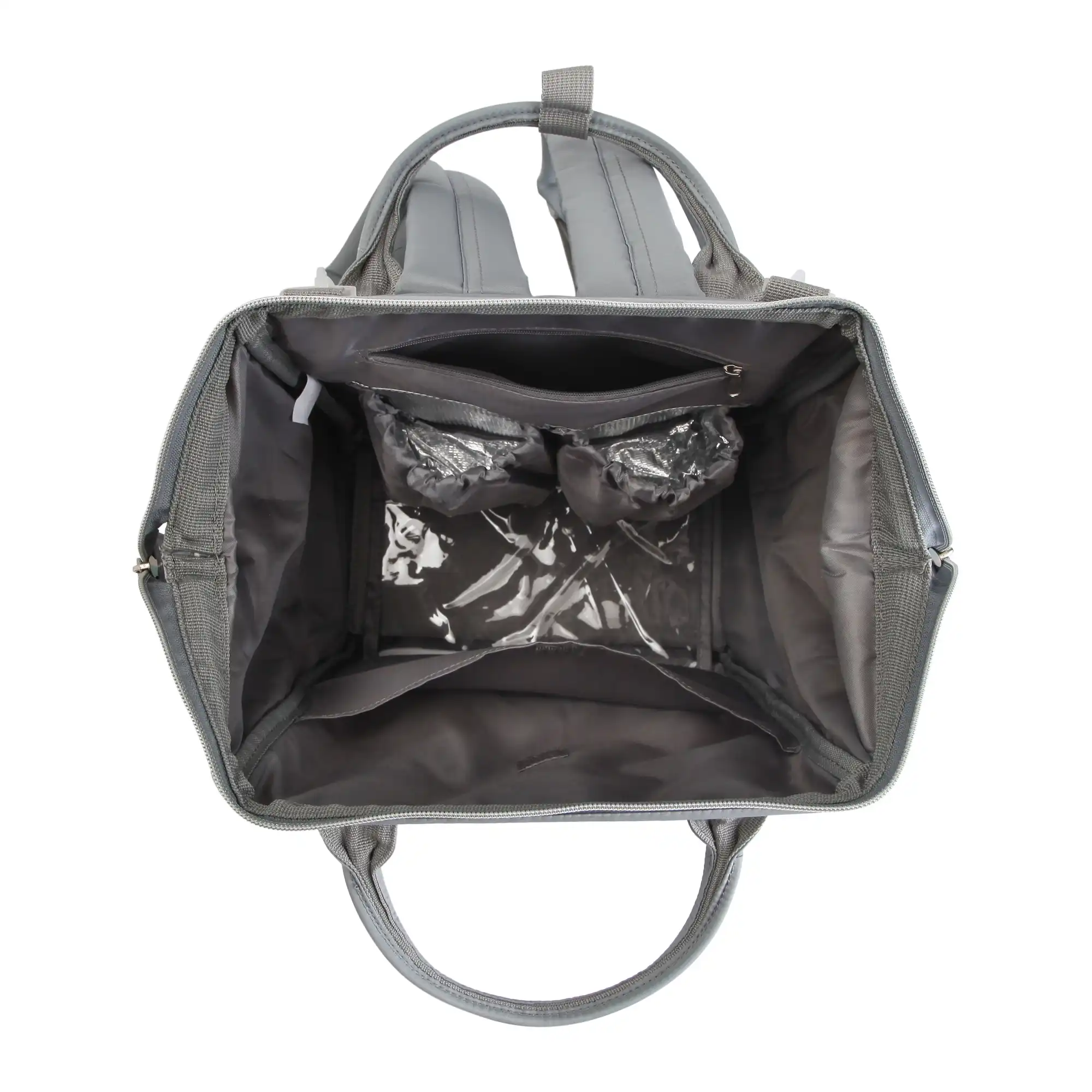 شنطة ظهر متعددة الجيوب لمستلزمات تغيير الحفاضات للامهات - Image 17