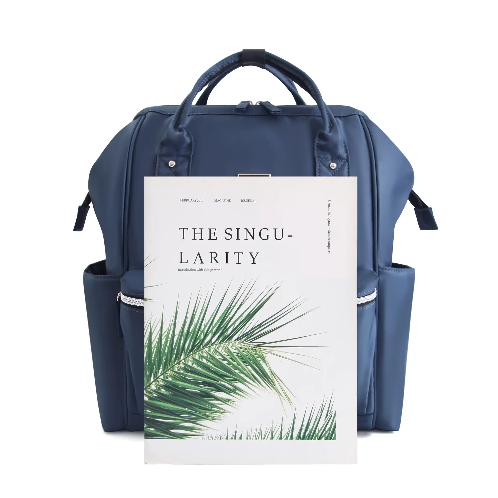 شنطة ظهر متعددة الجيوب لمستلزمات تغيير الحفاضات للامهات - Image 18