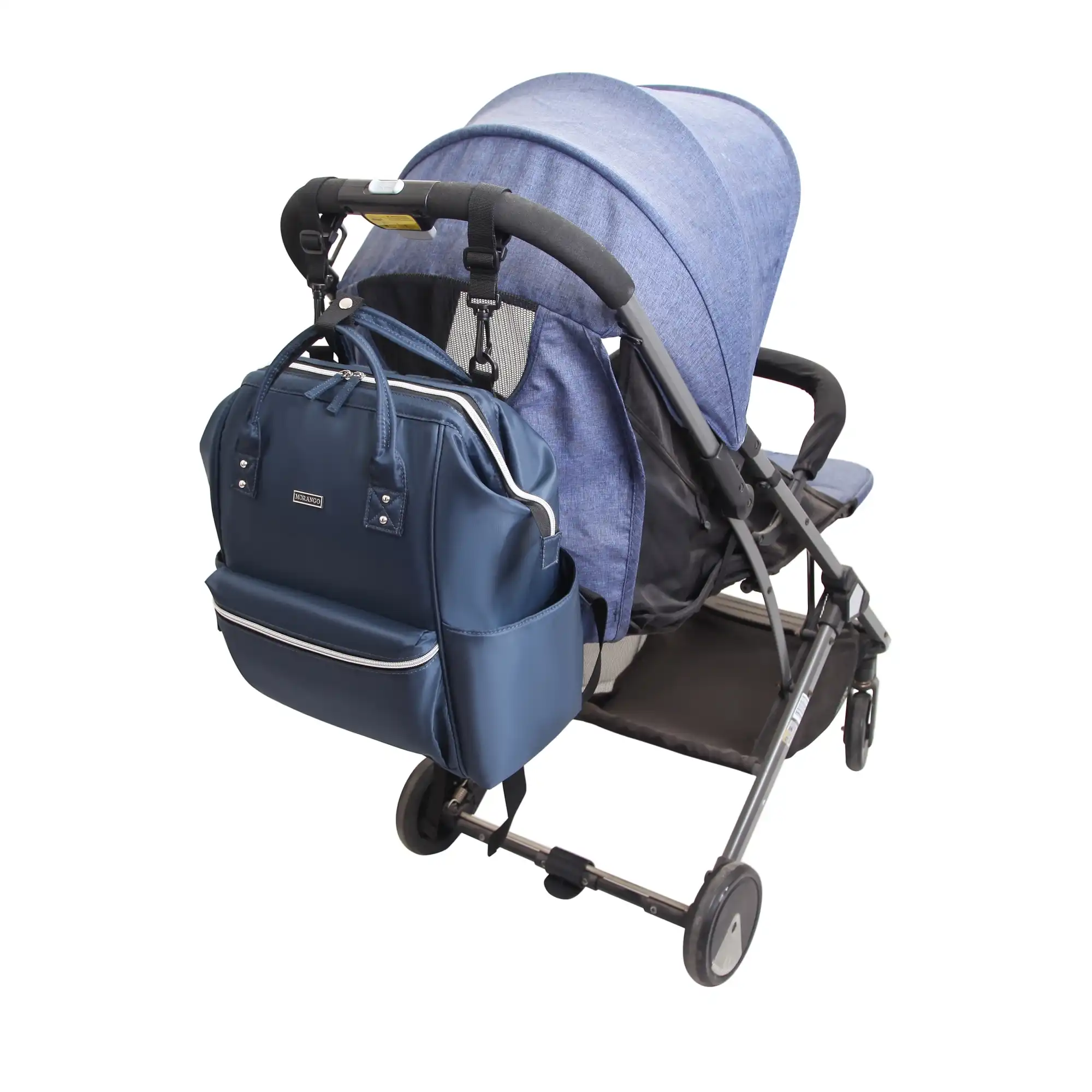 شنطة ظهر متعددة الجيوب لمستلزمات تغيير الحفاضات للامهات - Image 20