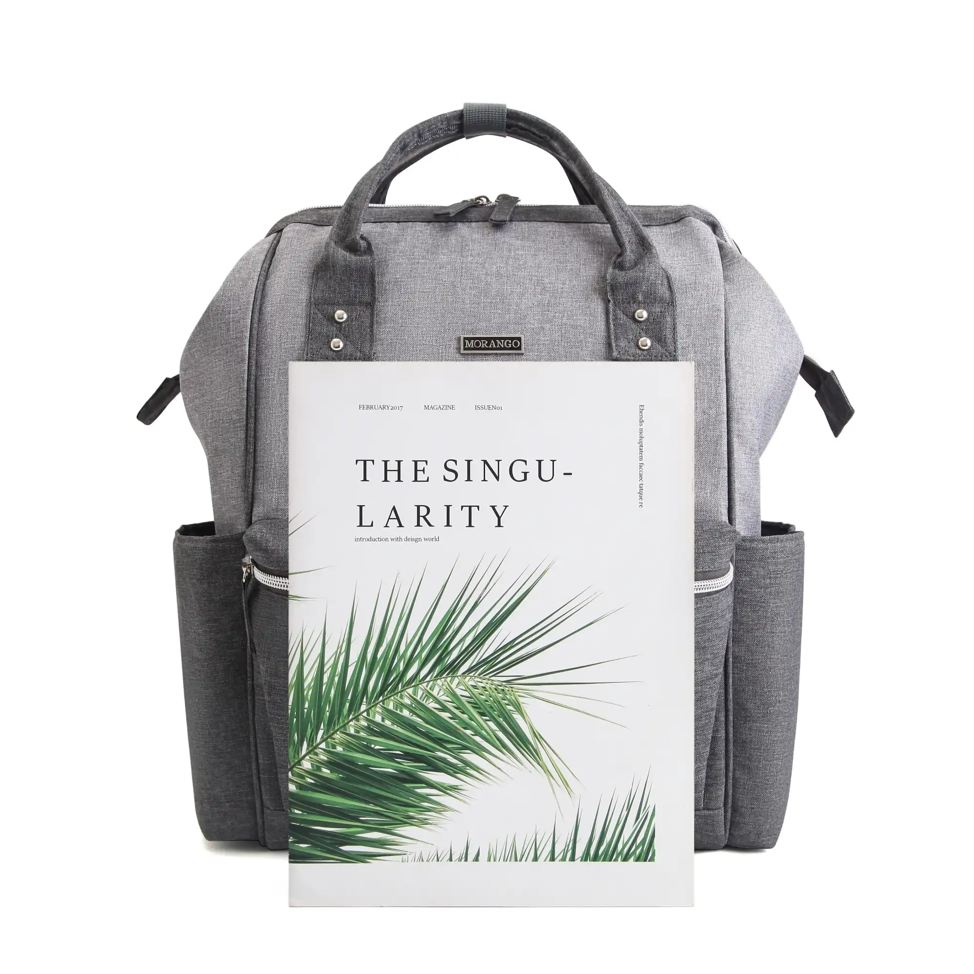 شنطة ظهر متعددة الجيوب لمستلزمات تغيير الحفاضات للامهات - Image 32