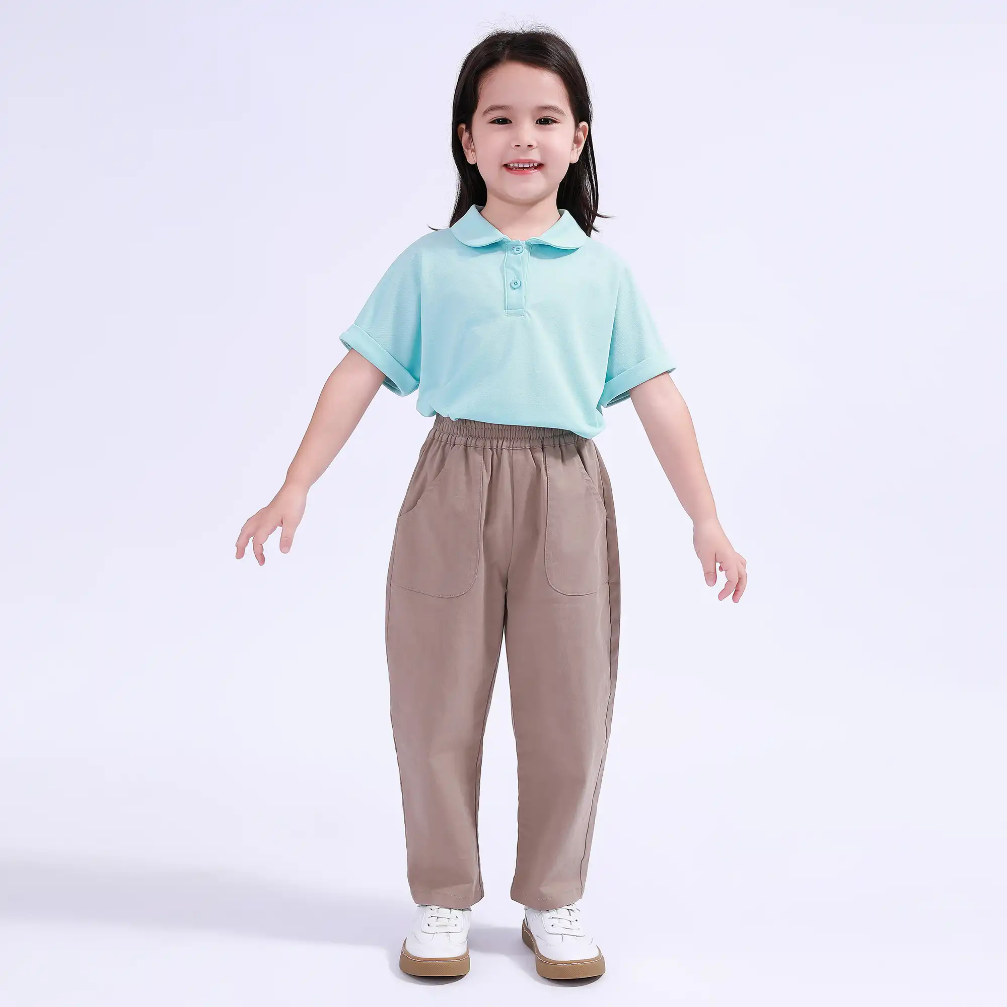 بولو شيرت ساده للبنات - Image 3