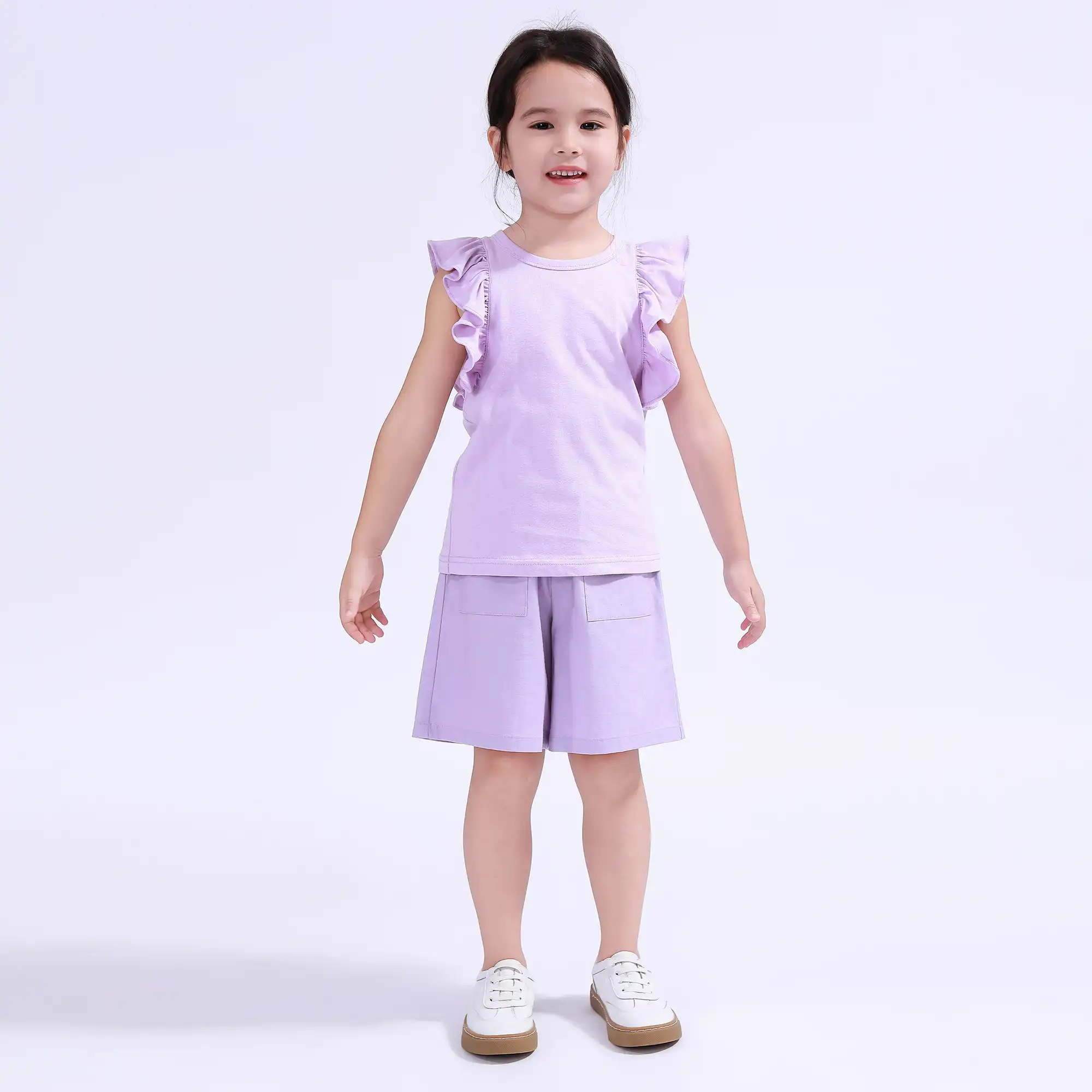 تيشيرت بأكمام كشكش للبنات - Image 13