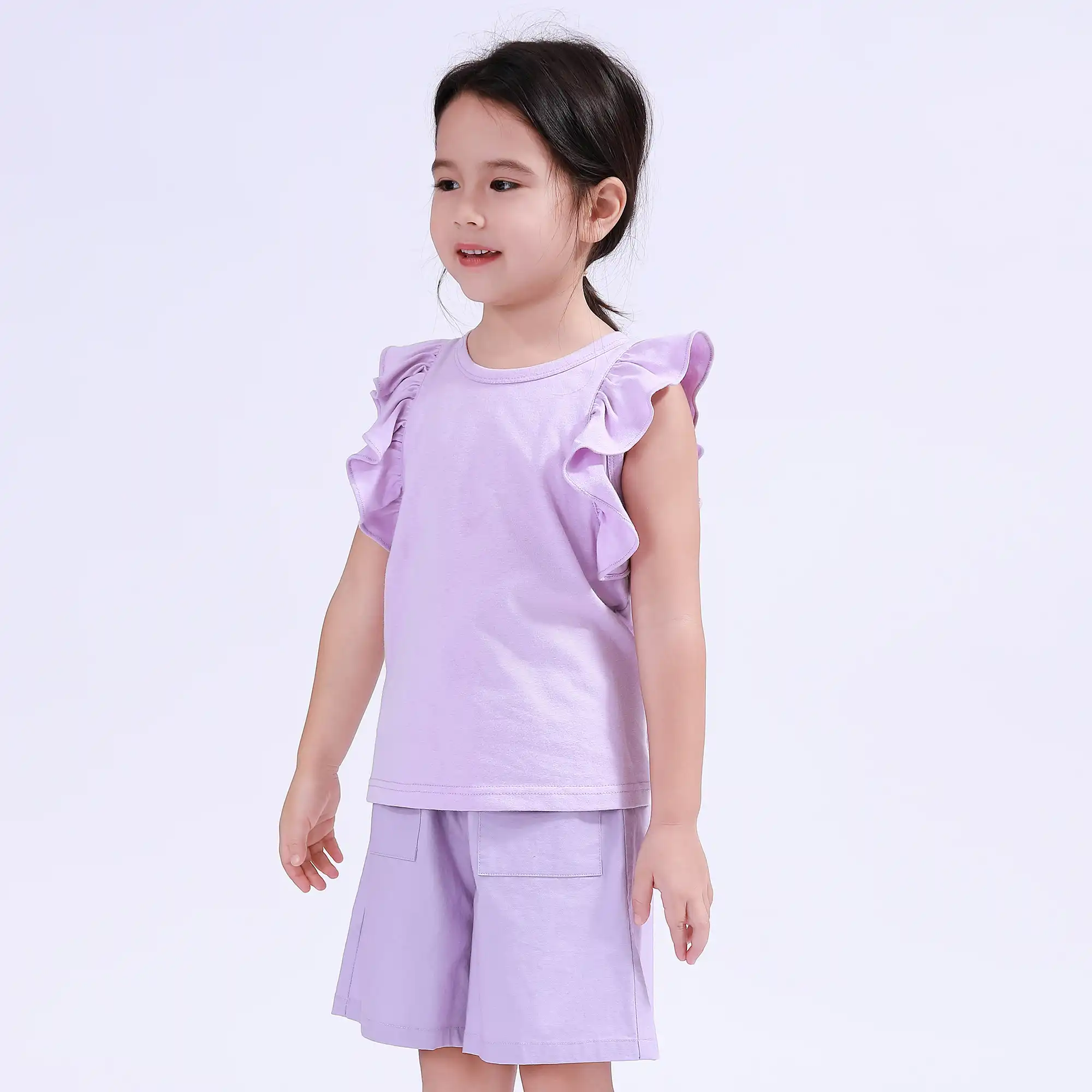 تيشيرت بأكمام كشكش للبنات - Image 14