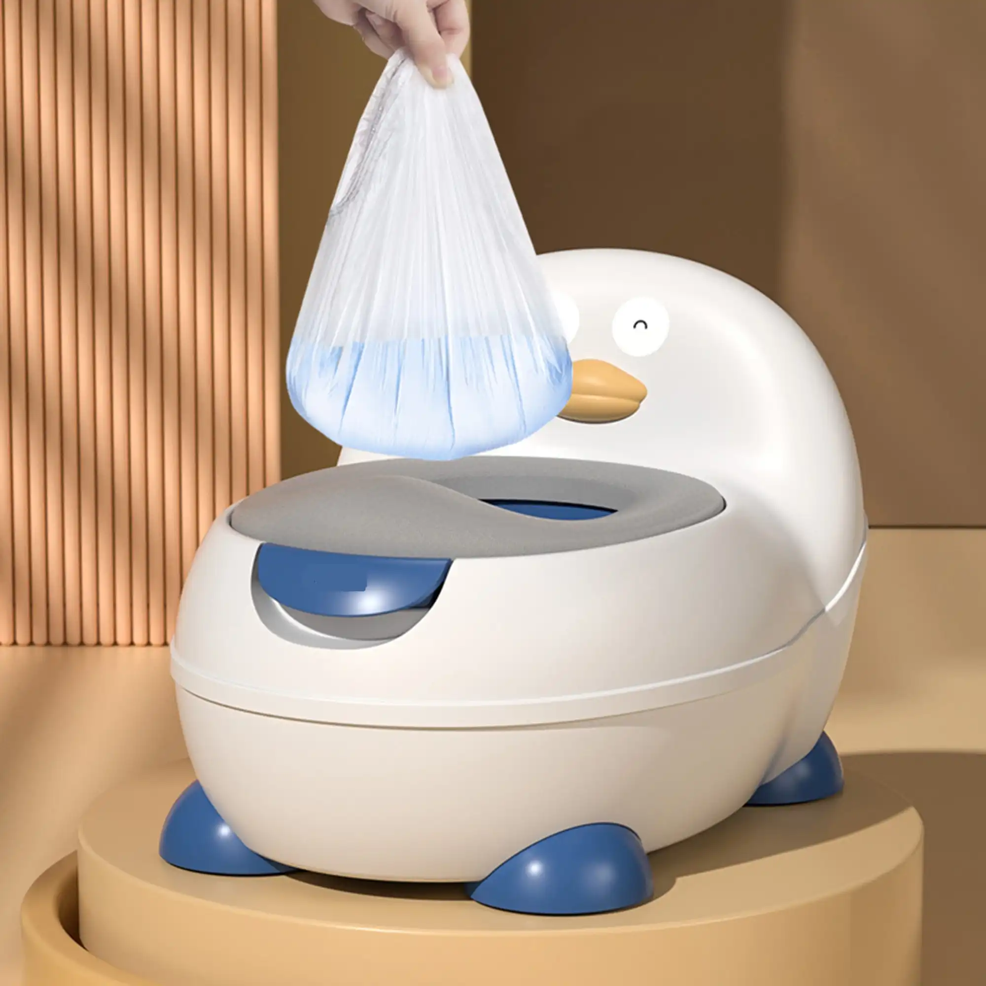 مقعد تعليم الحمام للمواليد - Image 4