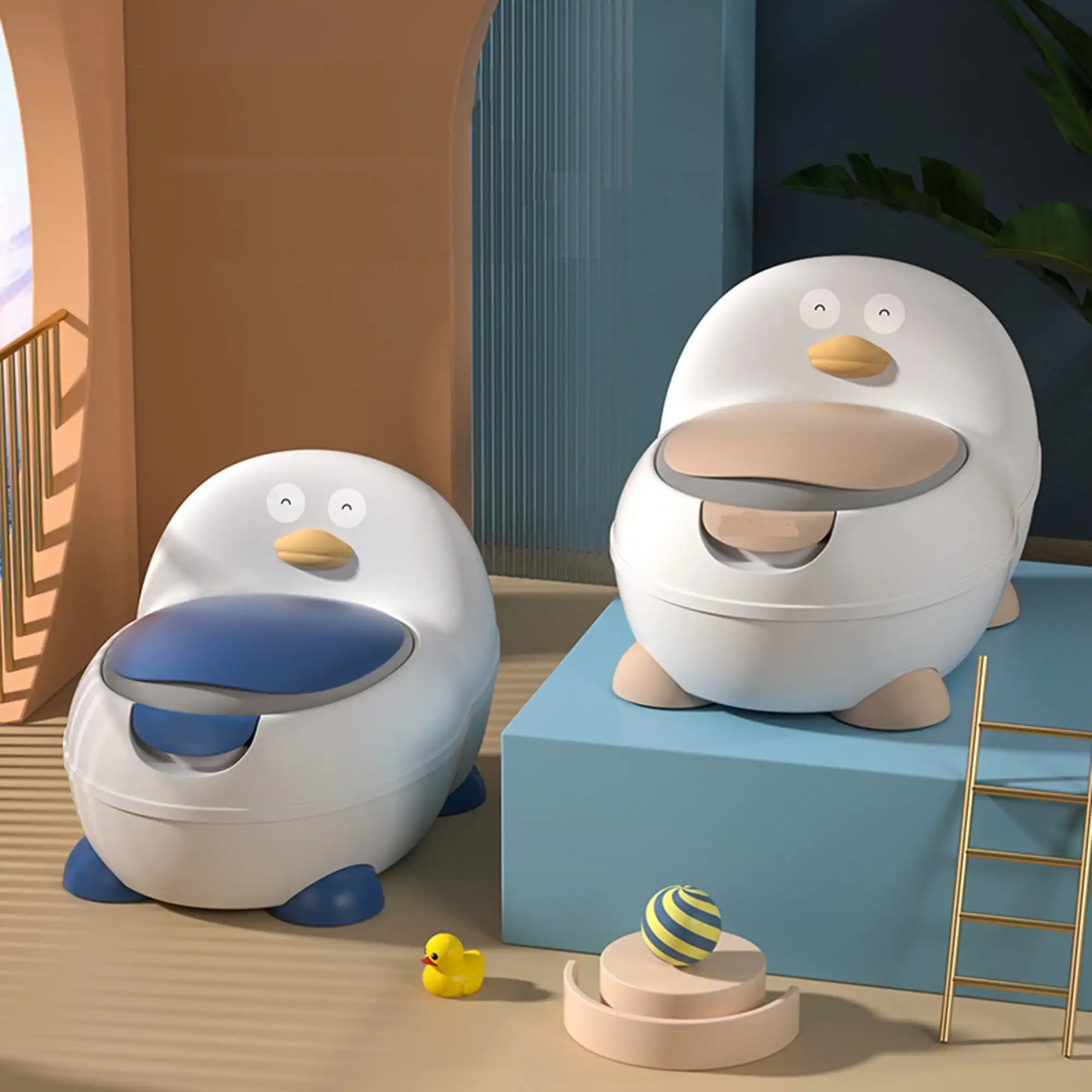 مقعد تعليم الحمام للمواليد - Image 9