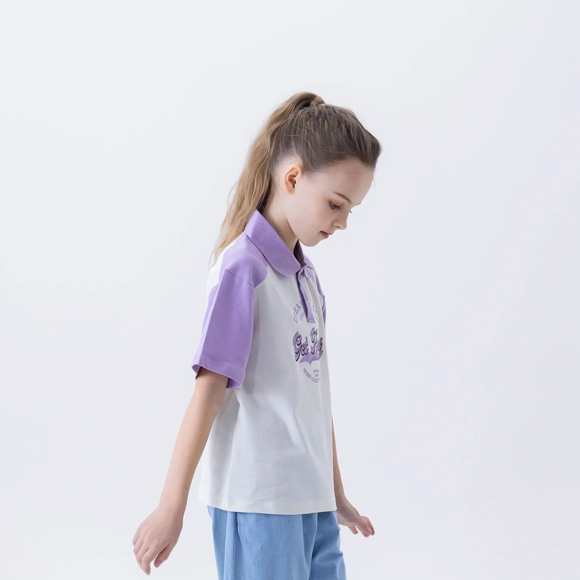 بولو شيرت مطبوع للبنات - Image 5