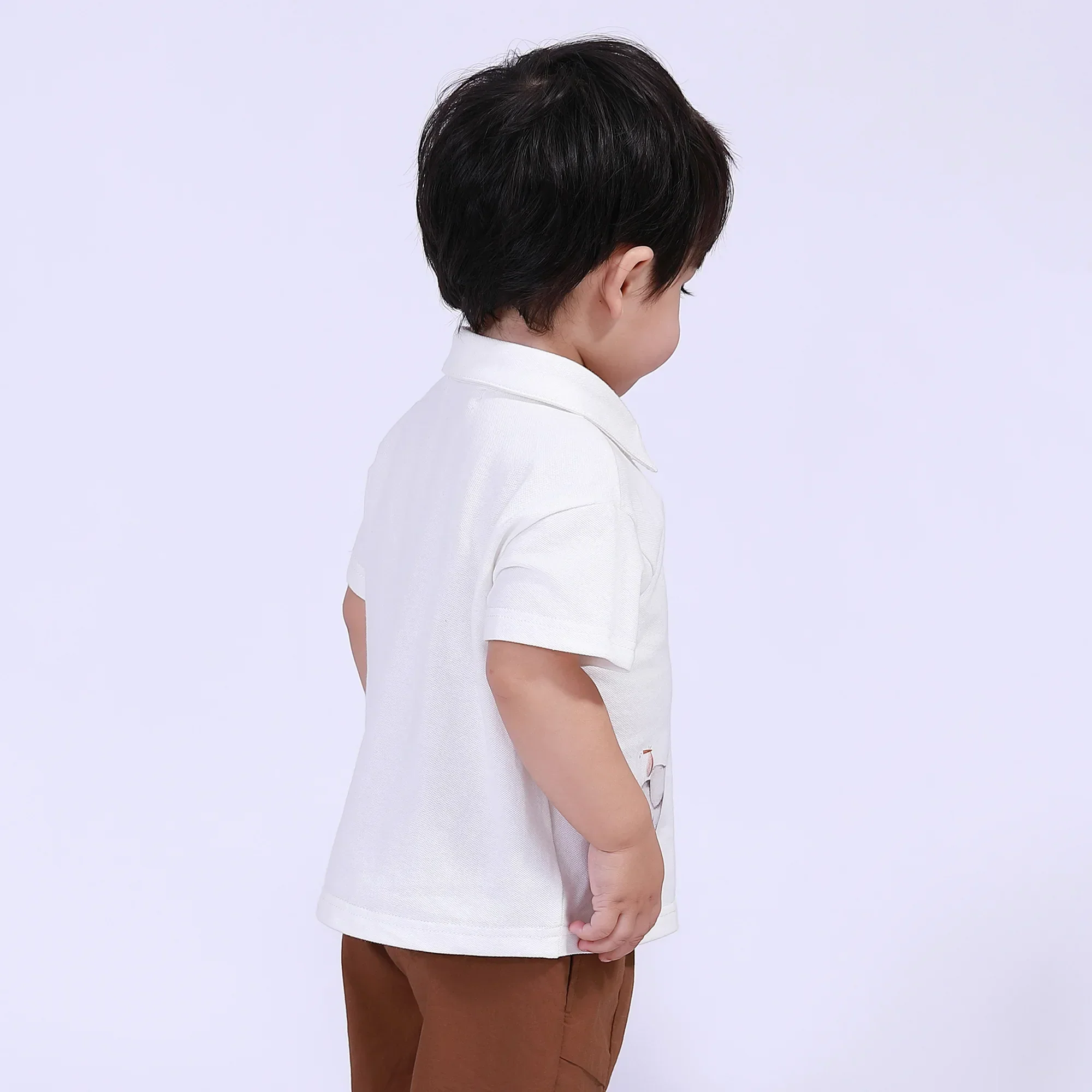 بولو شيرت مطبوع للمواليد الأولاد - Image 4