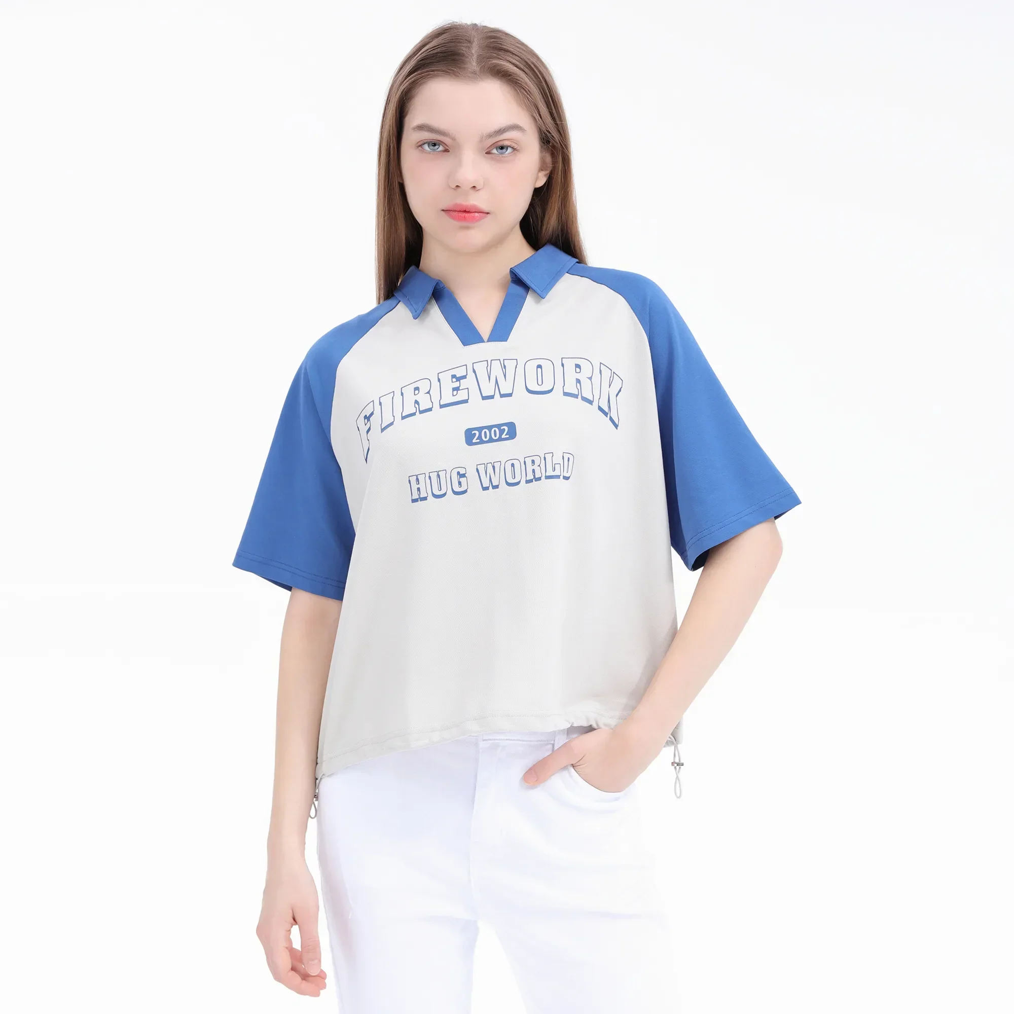 بولو شيرت مطبوع للنساء - Image 5