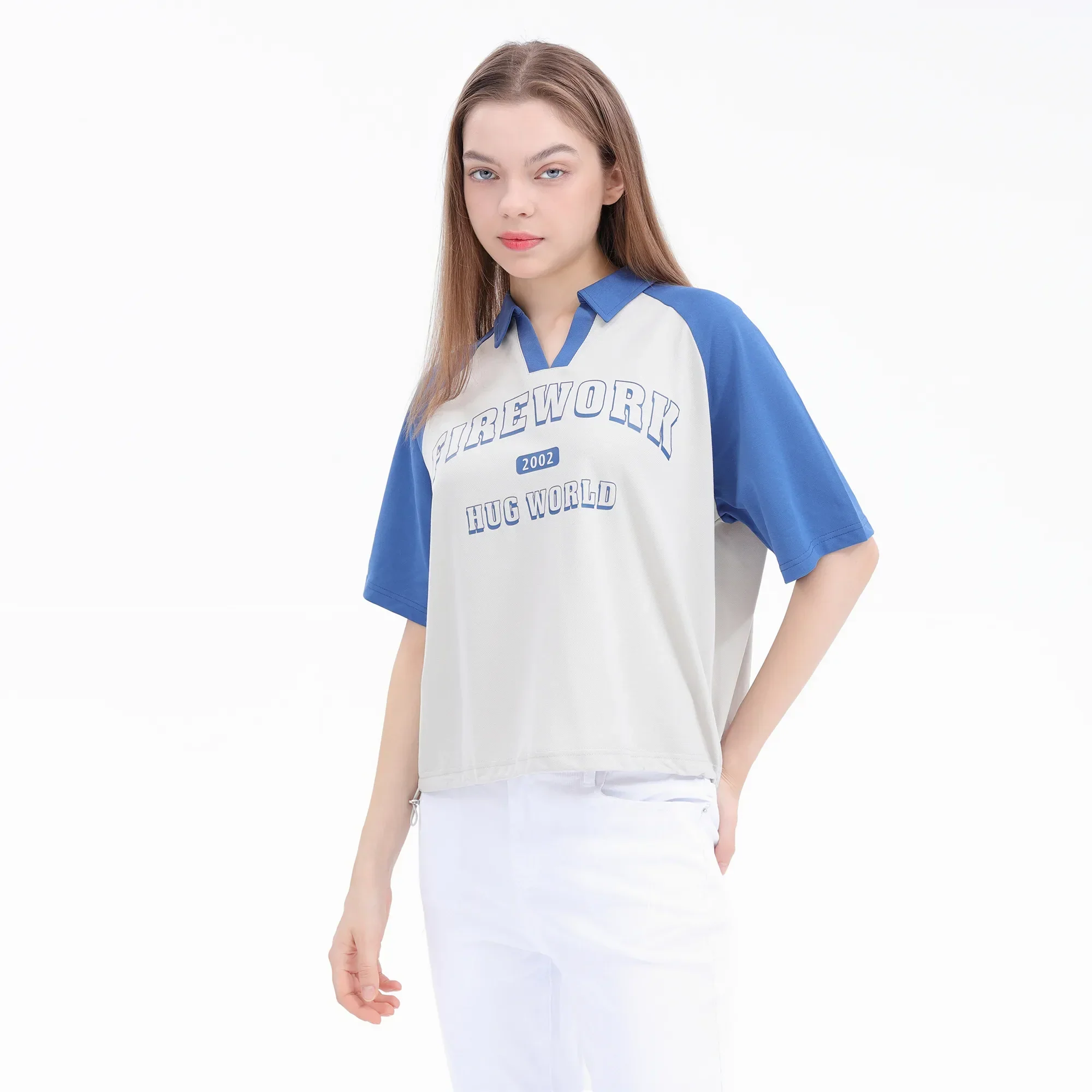 بولو شيرت مطبوع للنساء - Image 8