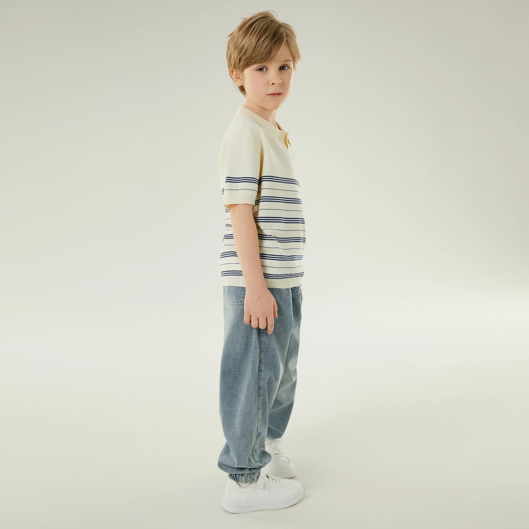 بولوشيرت كاجوال مخطط للأولاد - Image 5