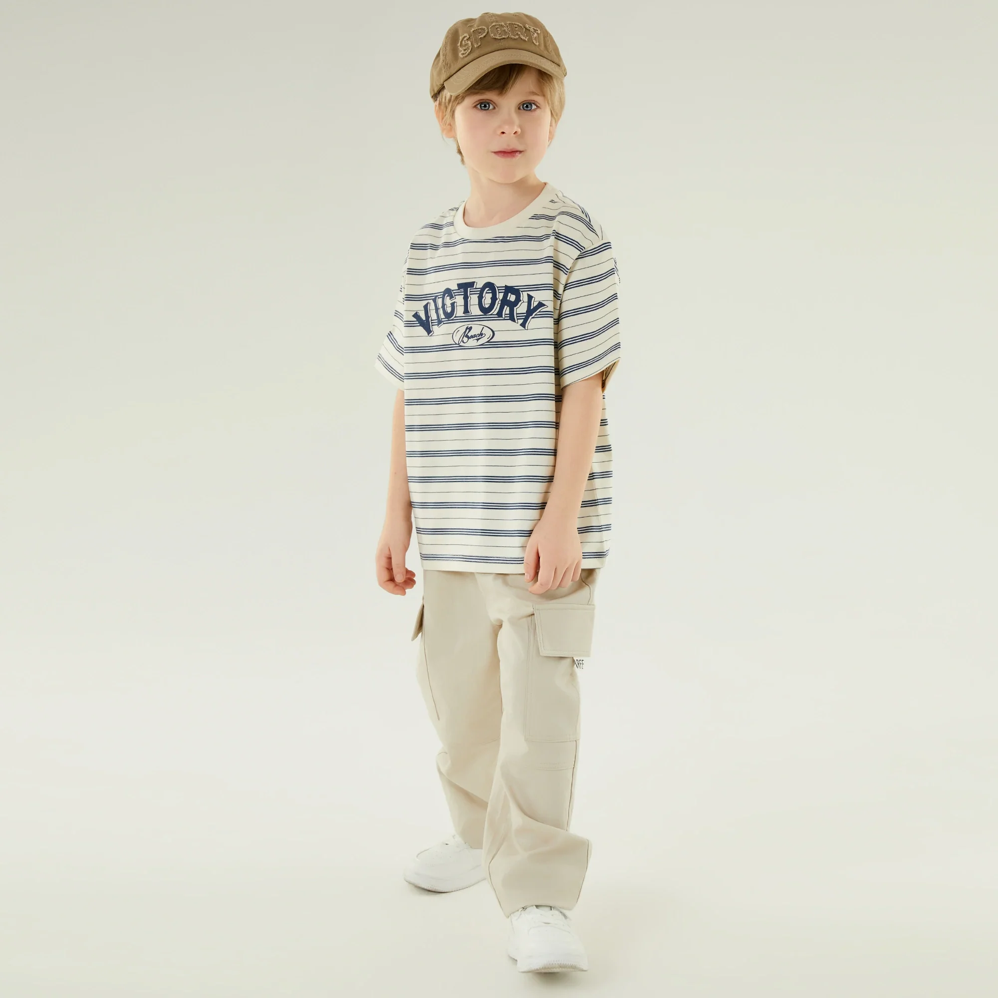 تيشيرت كاجوال مخطط للأولاد - Image 7