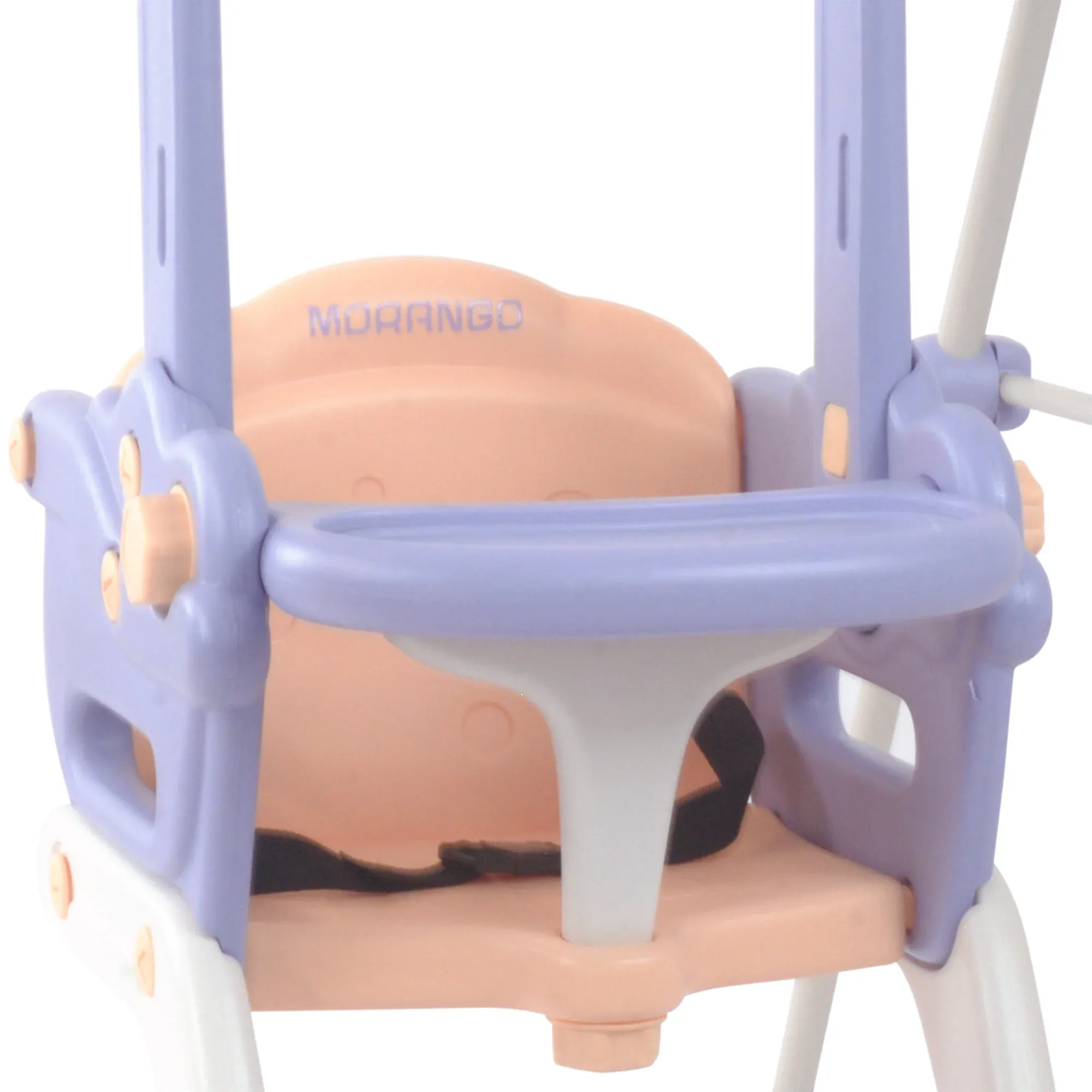 أرجوحة أطفال تعمل بالموسيقي مزوده بطاولة طعام ومظلة للمواليد البنات - Image 4