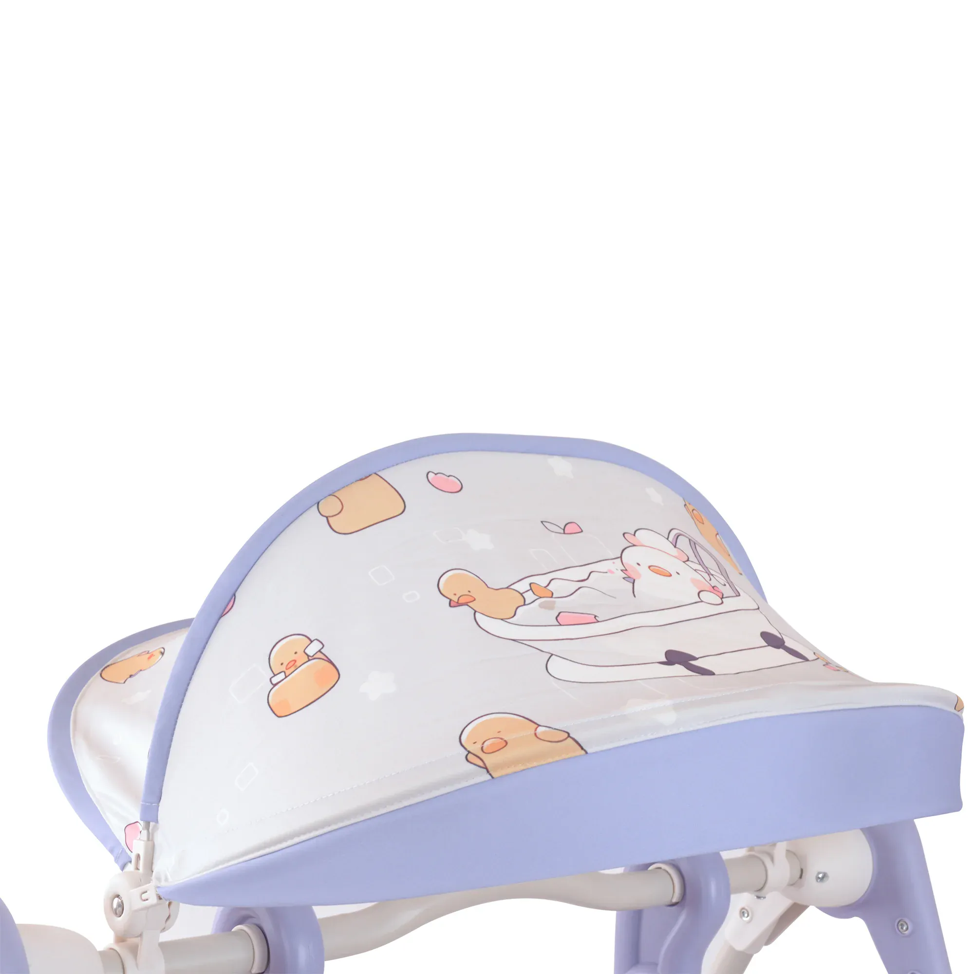 أرجوحة أطفال تعمل بالموسيقي مزوده بطاولة طعام ومظلة للمواليد البنات - Image 6