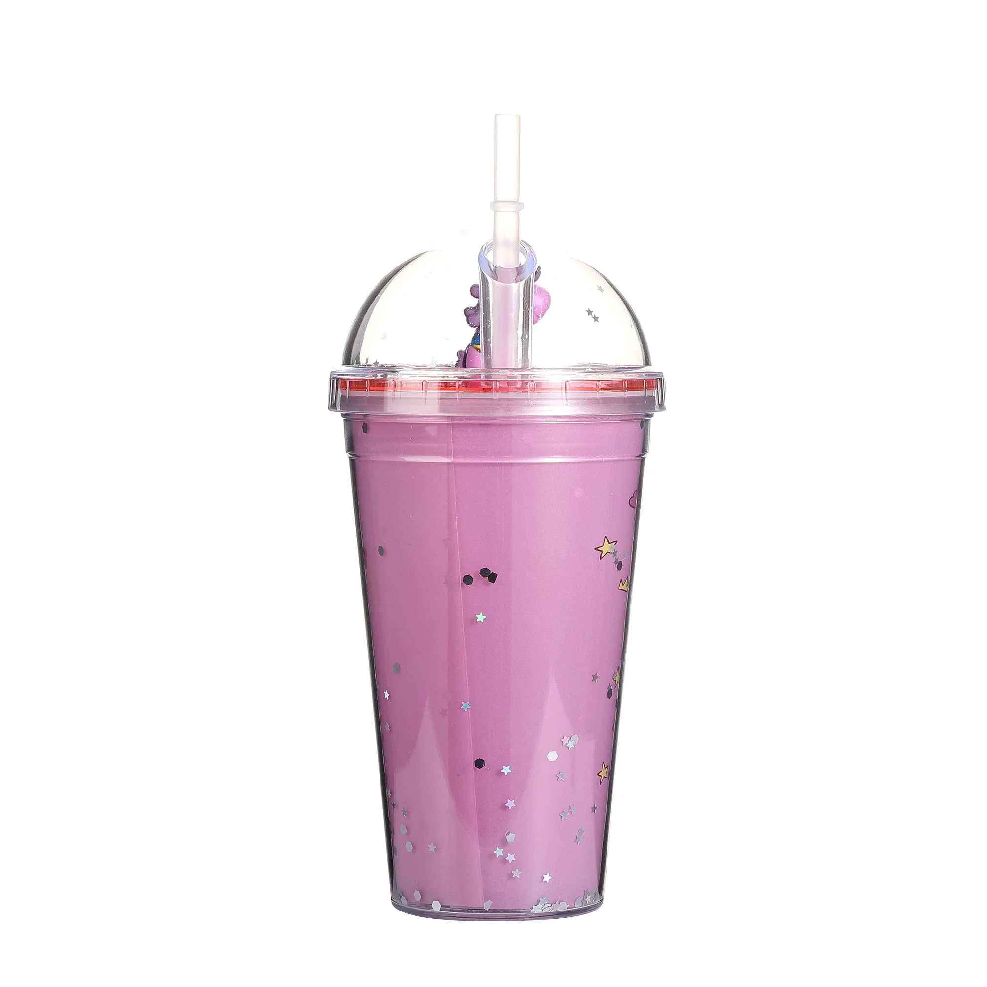 كوب ماء بماصة مزين 450 مل - Image 4