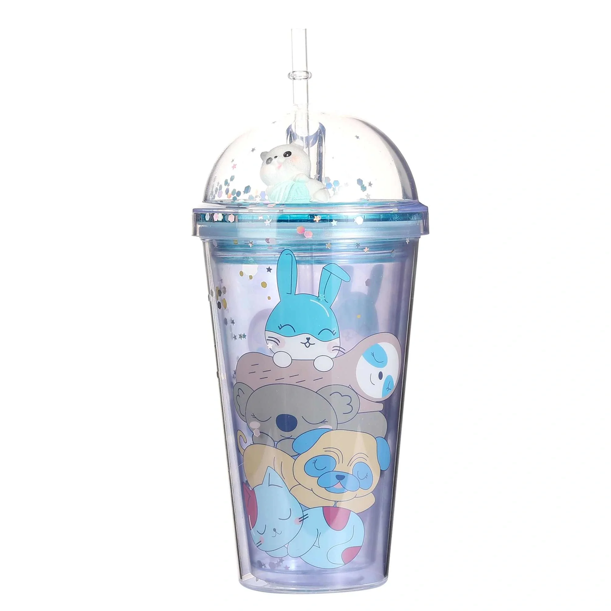 كوب ماء بماصة 450 مل - Image 4